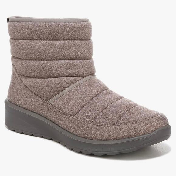NIB Bzees Glacier 9M Zipper Comfort Ankle Boots Booties Taupe - Picture 12 of 12